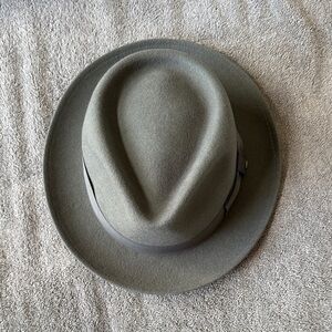 Classic Gray Fedora Hat